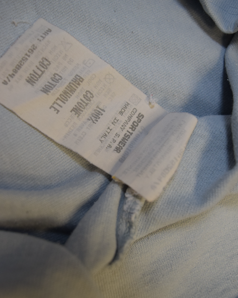 Stone island Vintage Marina Lightweight Crewneck blue detail view
