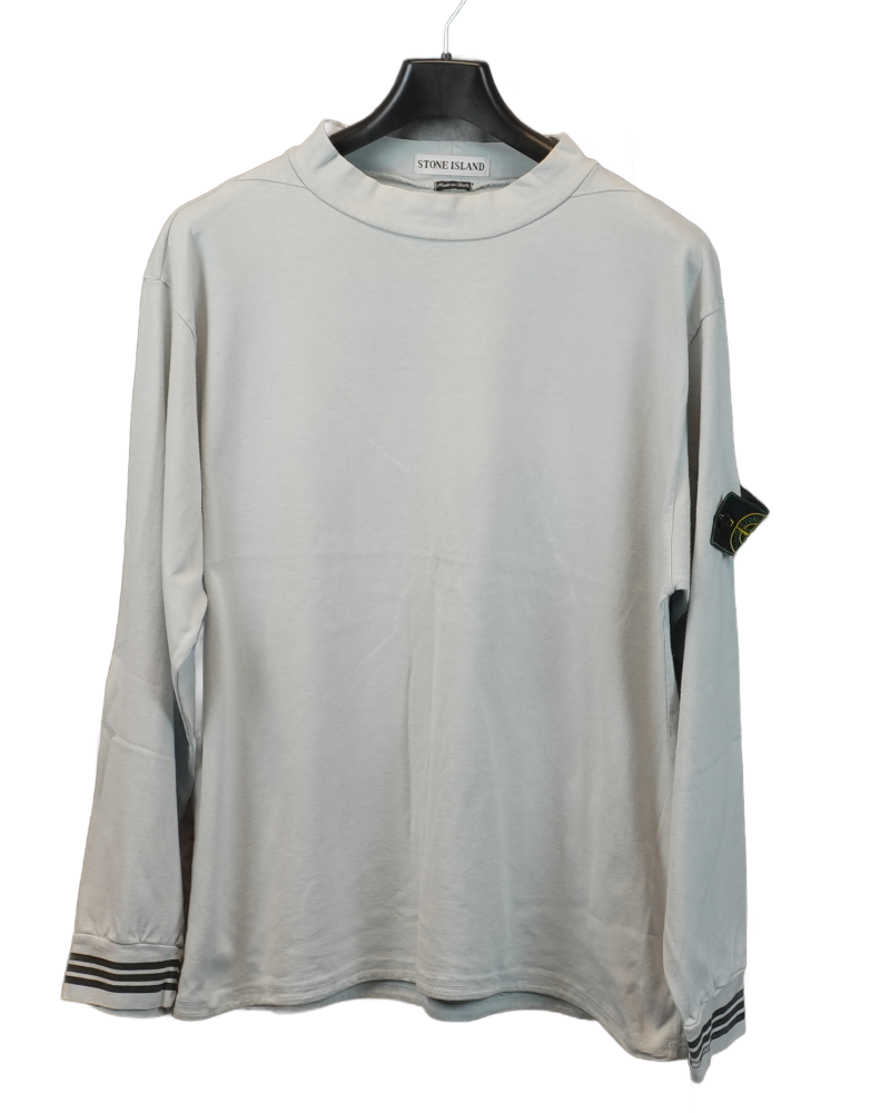 Stone island Vintage Marina Lightweight Crewneck blue front view