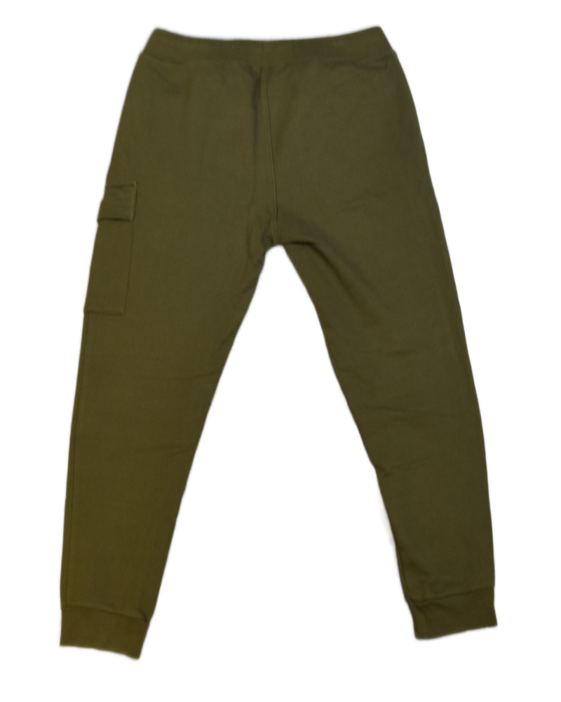 C.P Company Cuffed Lens Joggers Military Green back view