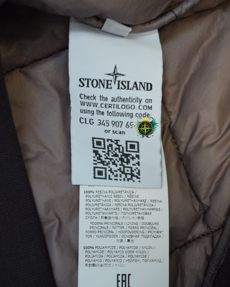 Stone island Garment Dyed Quilted Micro Yarn Jumper Rose Quarts detail view
