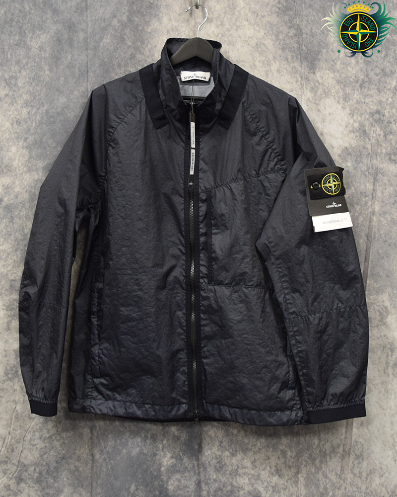 Stone Island Membrana Jacket Navy Blue - L