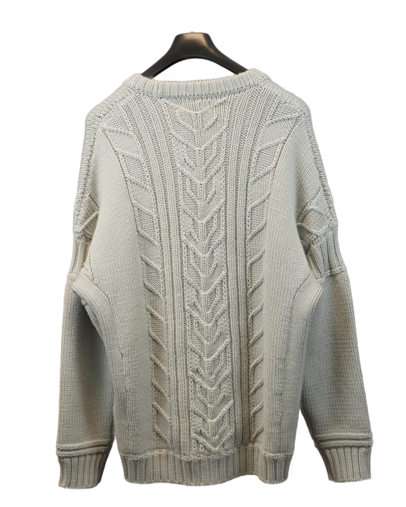 Stone island Stone Island Heavy Knit Grey back view