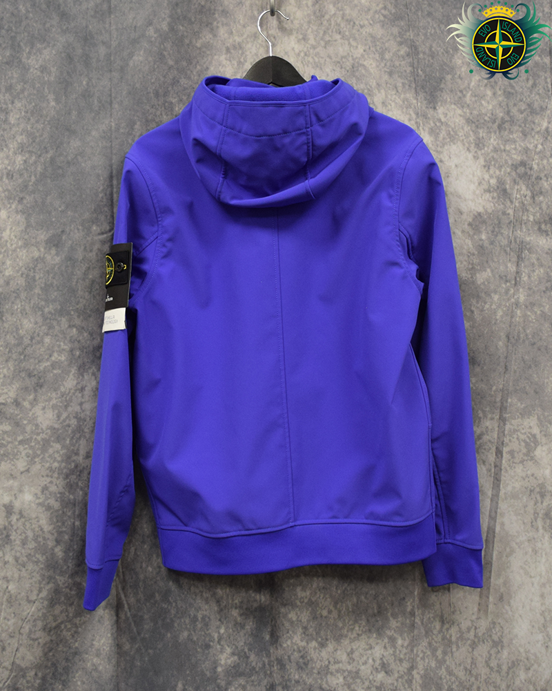 Stone Island Soft Shell-R E-dye Jacket Blue - M
