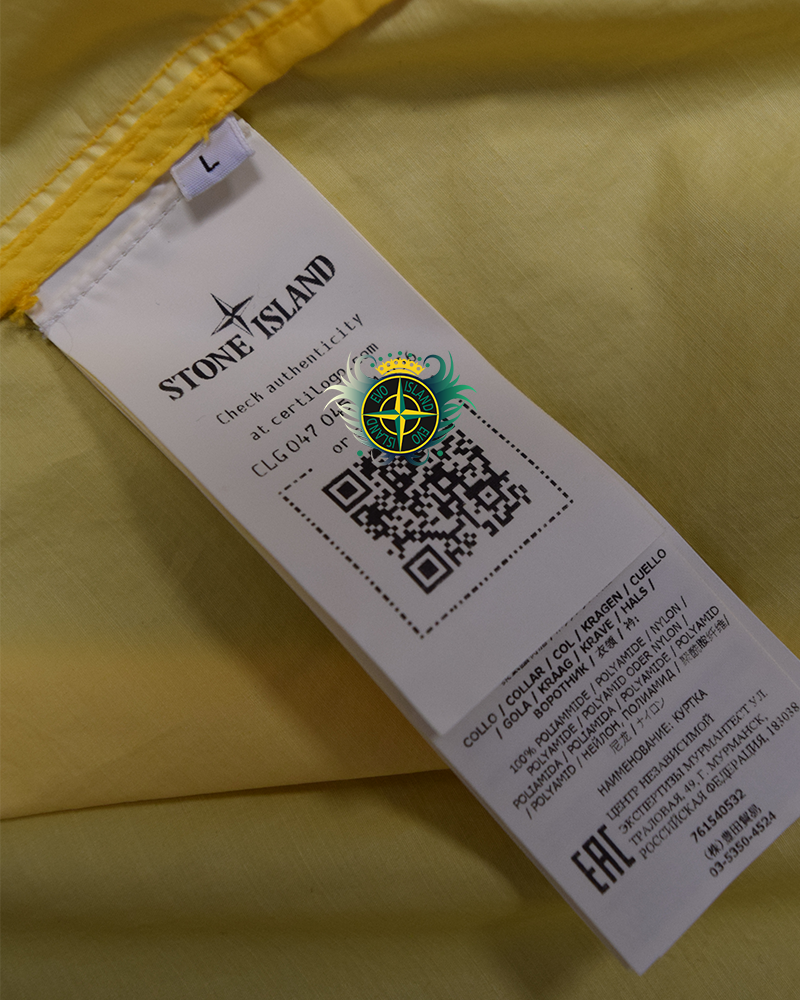 Stone Island Naslan Light Watro Jacket Yellow - L