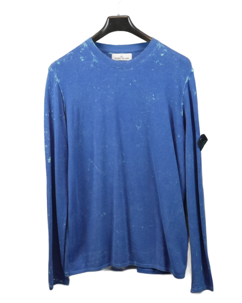Stone Island OVD Light Weight Sweatshirt Blue front view