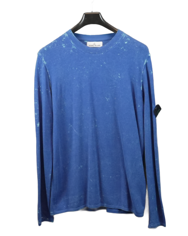 Stone Island OVD Light Weight Sweatshirt Blue front view