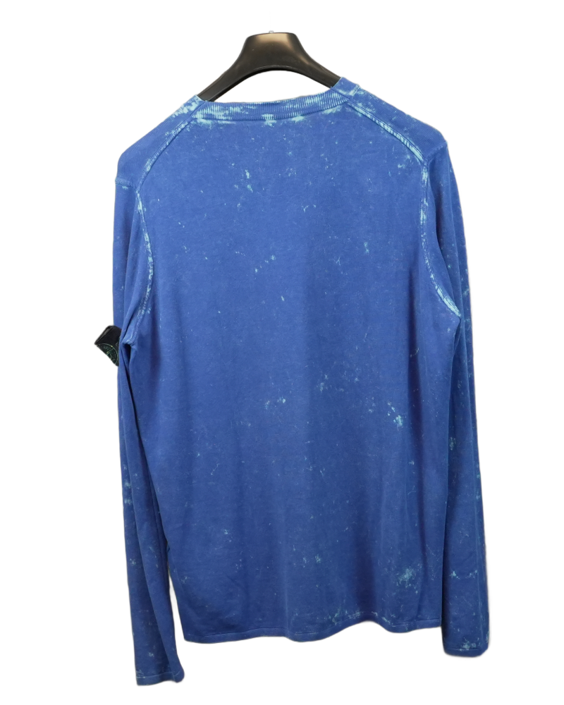 Stone Island OVD Light Weight Sweatshirt Blue back view