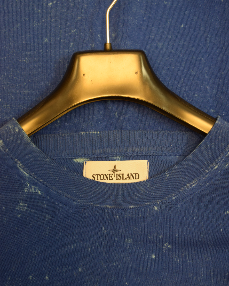 Stone Island OVD Light Weight Sweatshirt Blue detail view