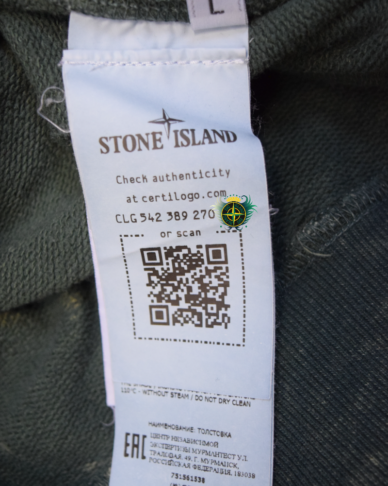 Stone island OVD Sweatshirt Green detail view