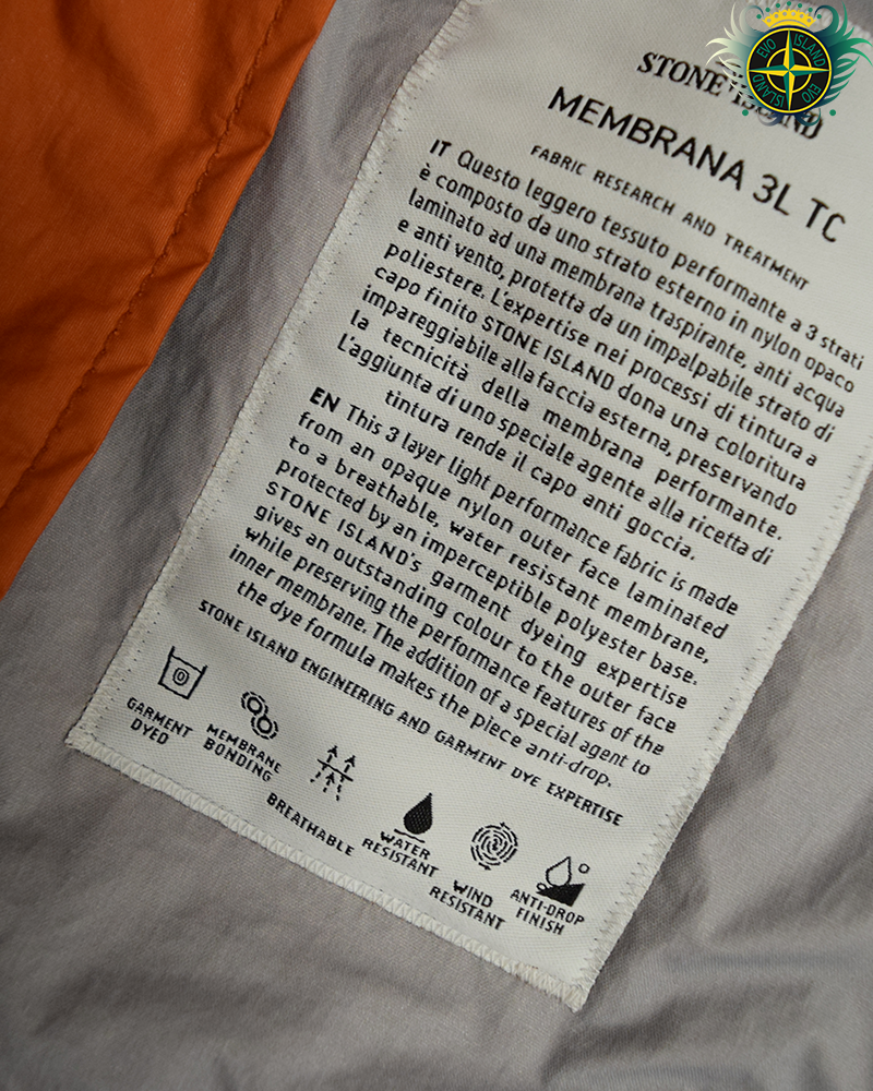 Stone Island Membrana Jacket Orange - L