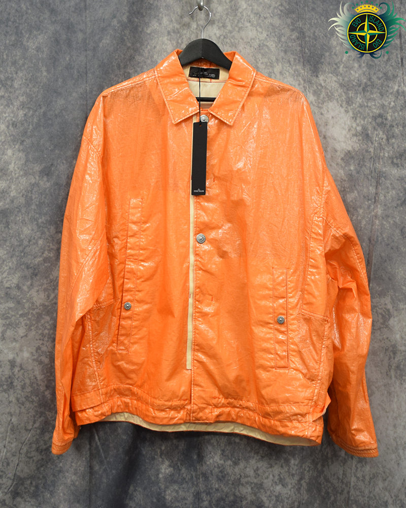 Stone Island Shadow Project Glass Linen-TC Jacket Orange - L