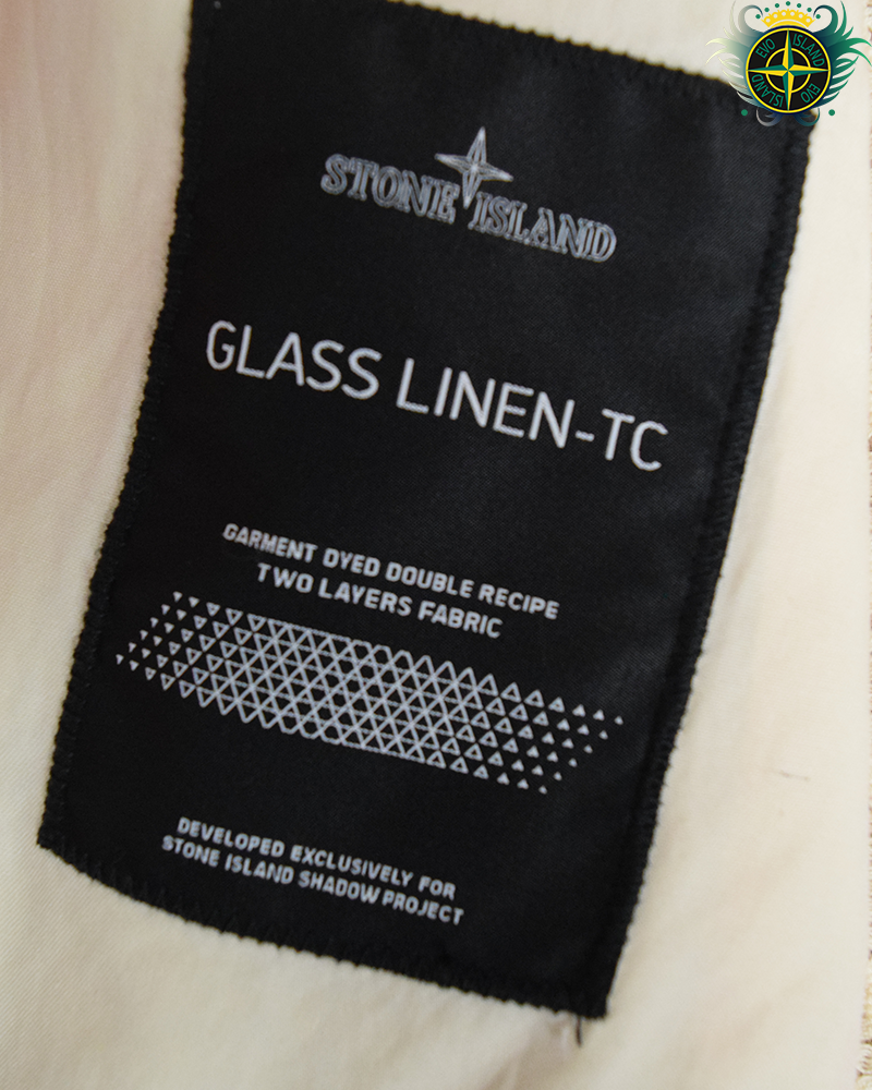 Stone Island Shadow Project Glass Linen-TC Jacket Orange - L