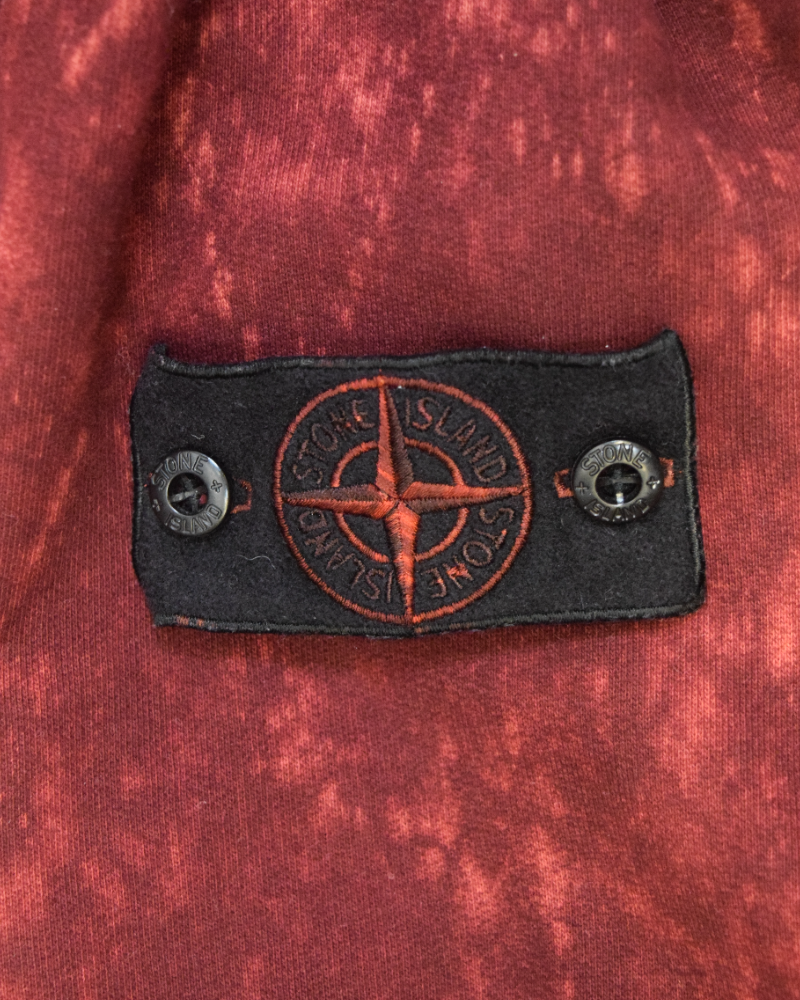 Stone Island OVD Hoodie Red detail view