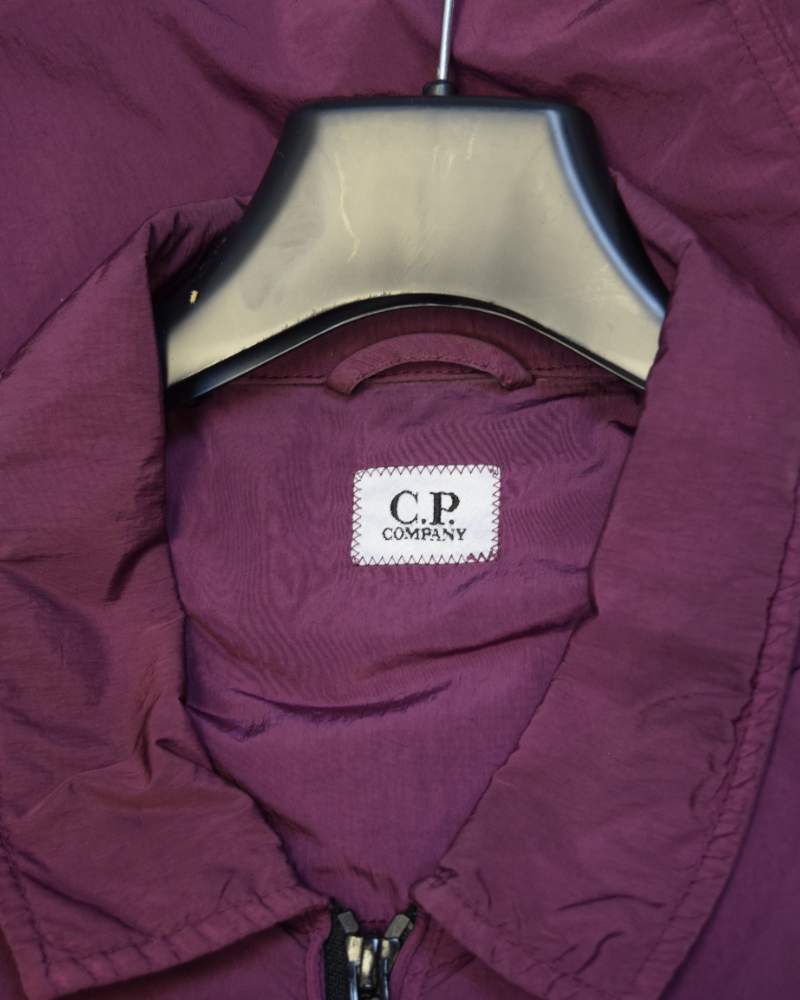 C.P Company Lined Chrome Overshirt Purple detail view