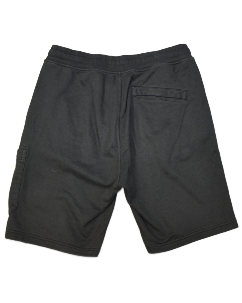 Stone Island Jogger Bermuda Shorts Black back view