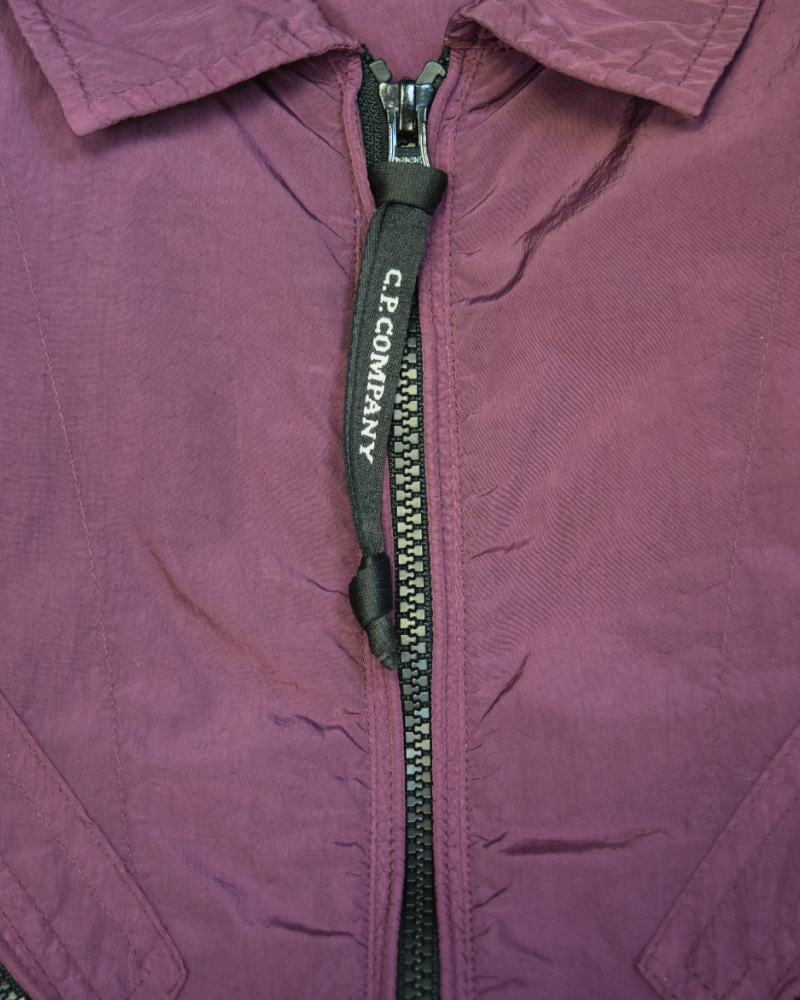 C.P Company Lined Chrome Overshirt Purple detail view