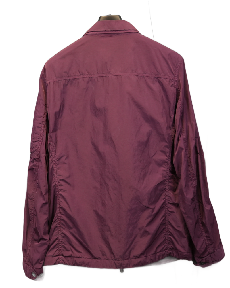 C.P Company Lined Chrome Overshirt Purple back view