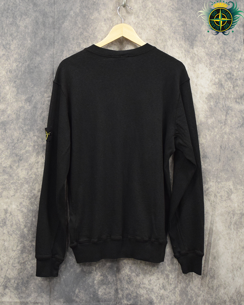 Stone Island Arm Pocket Crewneck Black - L