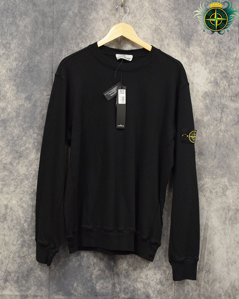 Stone Island Arm Pocket Crewneck Black - L