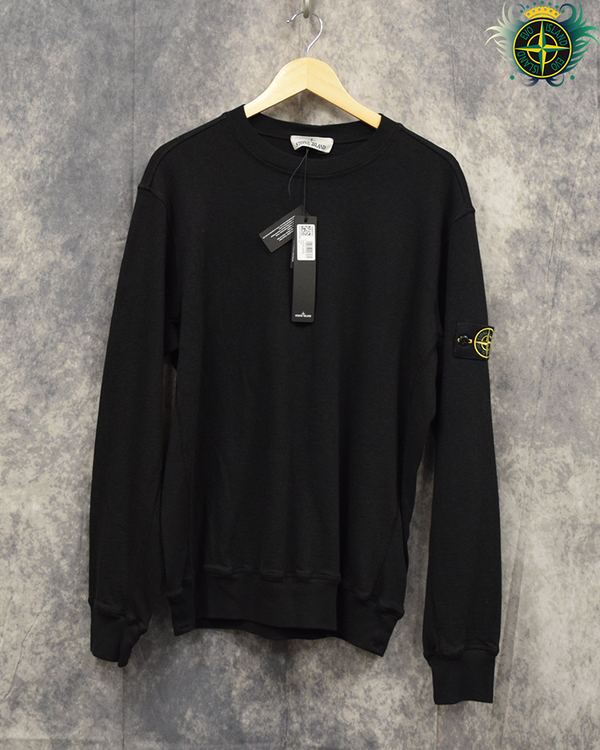 Stone Island Arm Pocket Crewneck Black - L