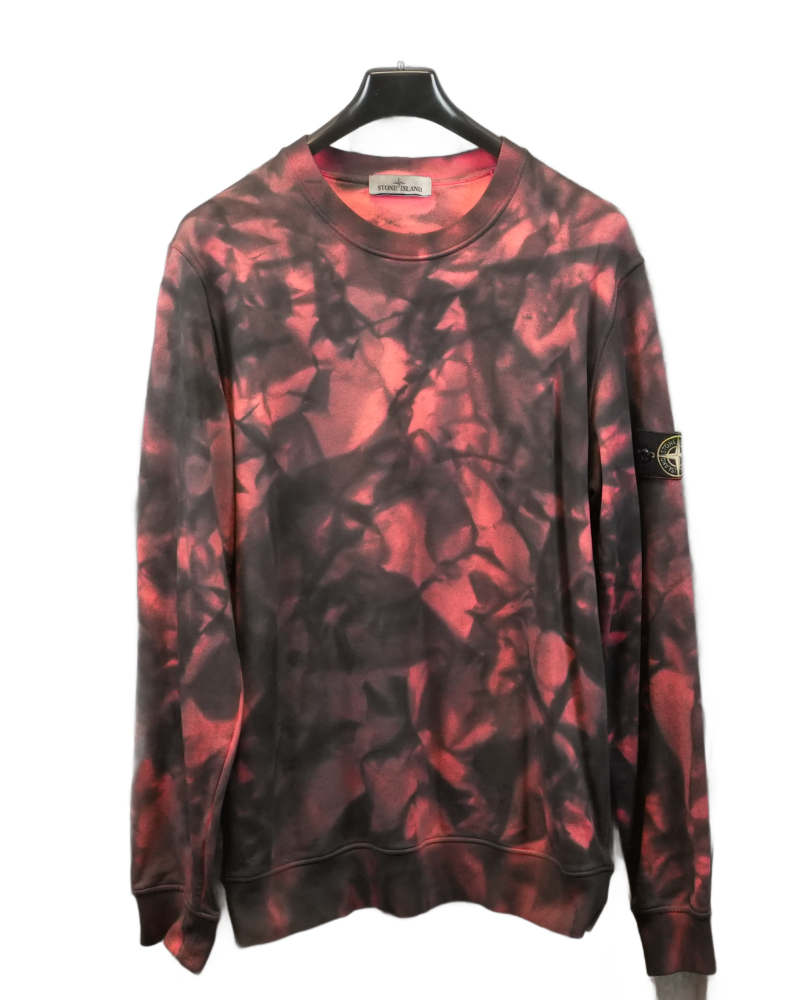 Stone Island Sweatshirt by SC Custom Coral front view