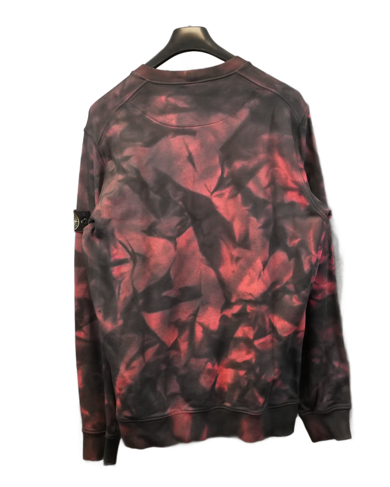 Stone Island Sweatshirt by SC Custom Coral back view