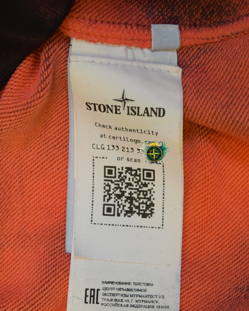 Stone Island Sweatshirt by SC Custom Coral detail view