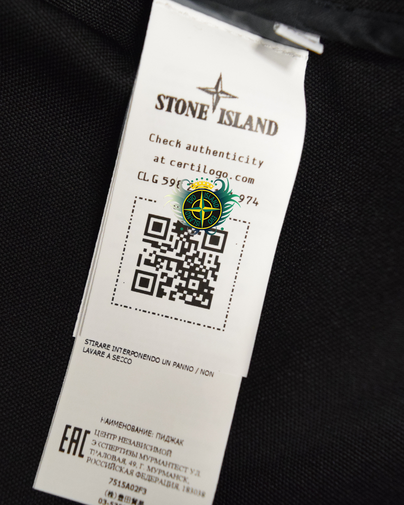 Stone Island Ghost Piece Moleskin Jacket Black - XXL