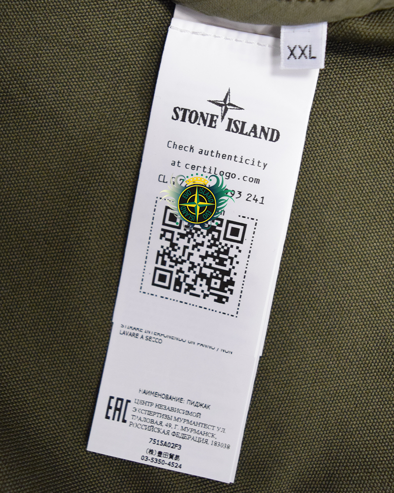 Stone Island Ghost Piece Moleskin Jacket Green - XXL
