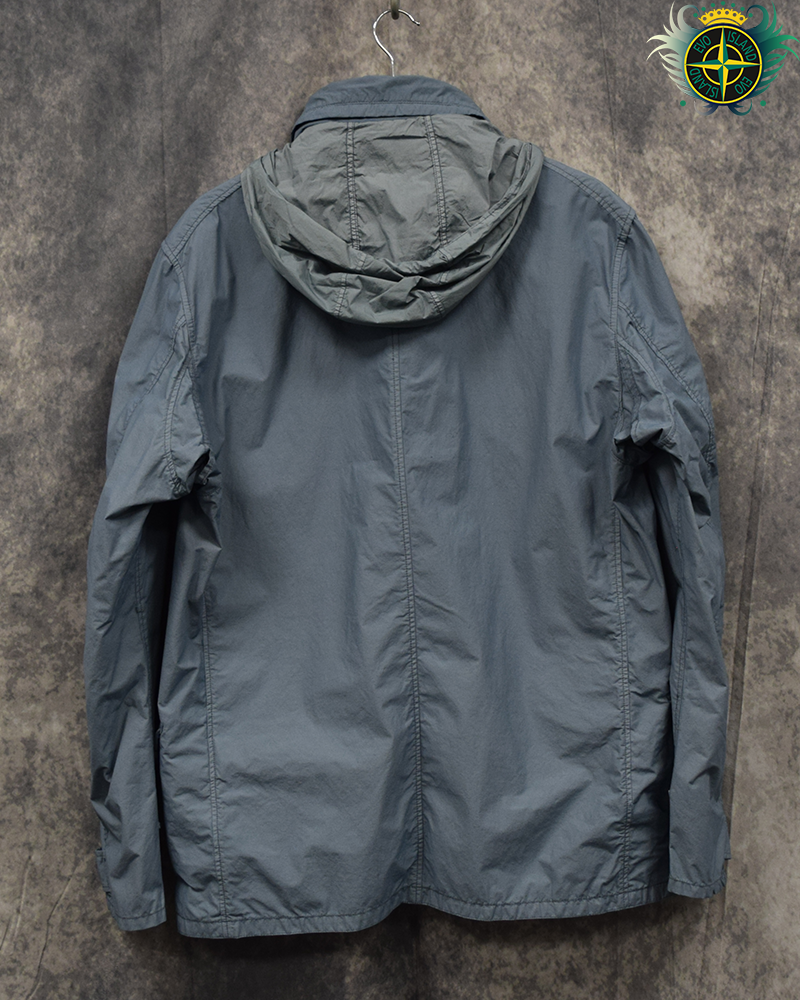 Stone Island Naslan Light Watro Chest Badge Jacket Light Blue - L