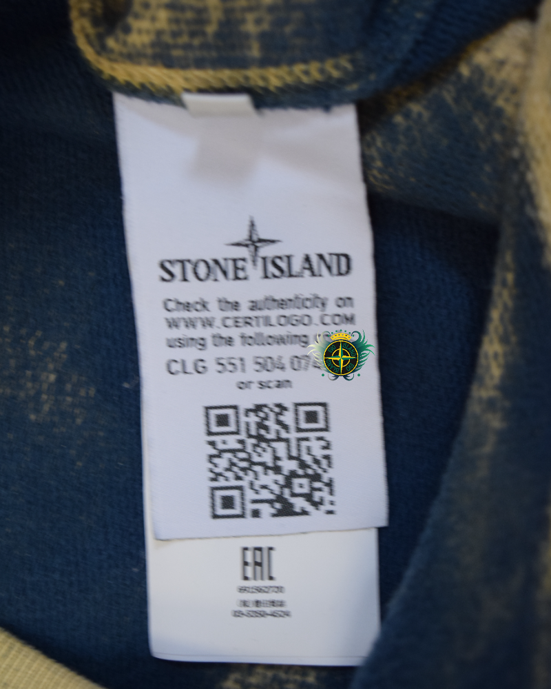 Stone Island Sweatshirt Custom Blue detail view