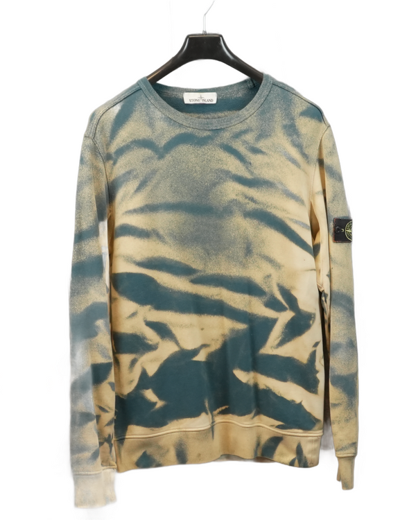 Stone Island Sweatshirt Custom Blue front view