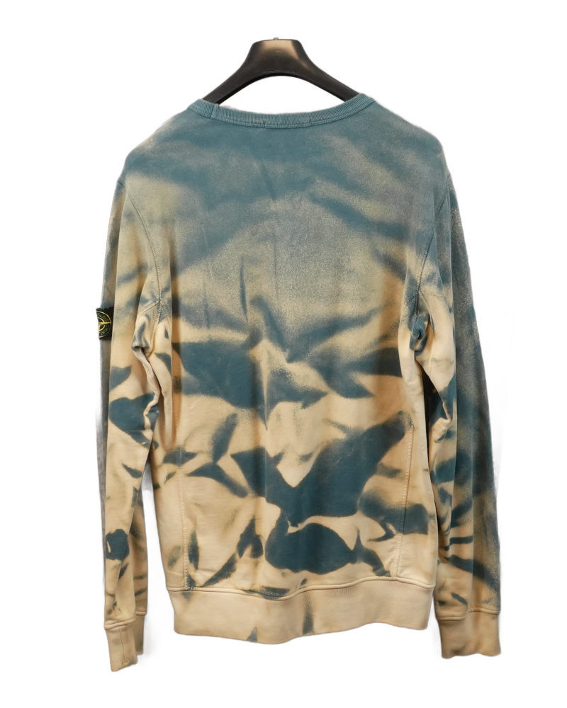 Stone Island Sweatshirt Custom Blue back view