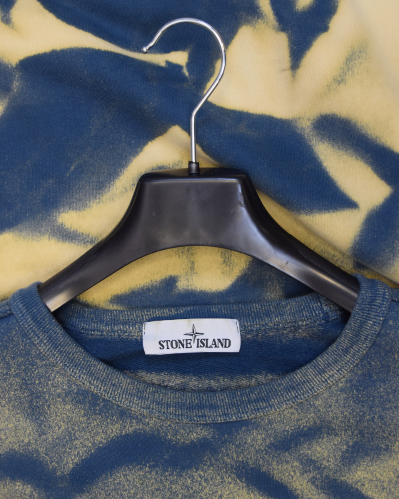 Stone Island Sweatshirt Custom Blue detail view