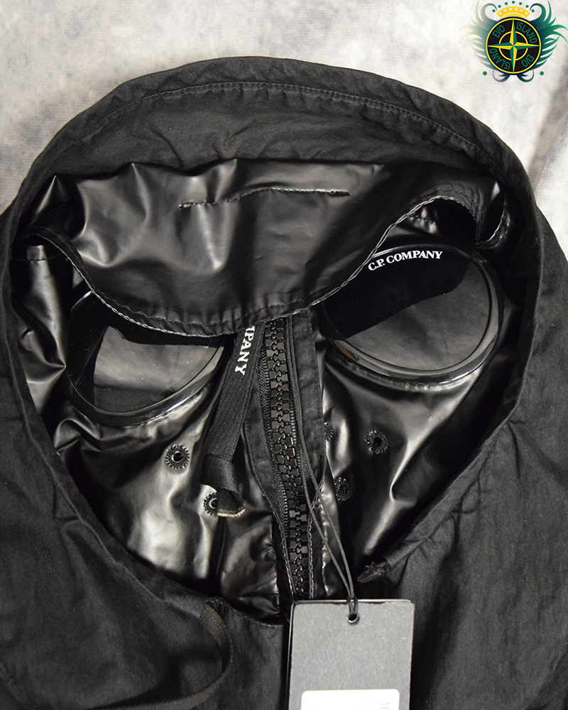 C.P Company 50 Fili Gum Mixed Material Jacket Black - M