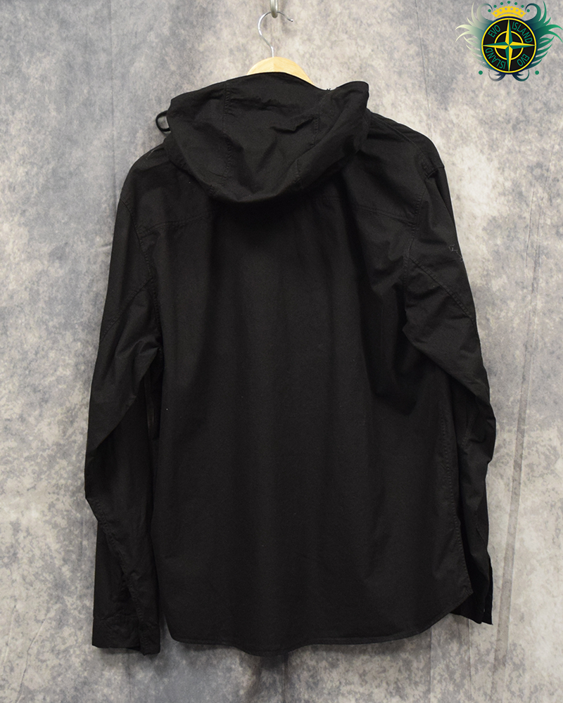 C.P Company Quarter Zip Lense Hoodie Black - M