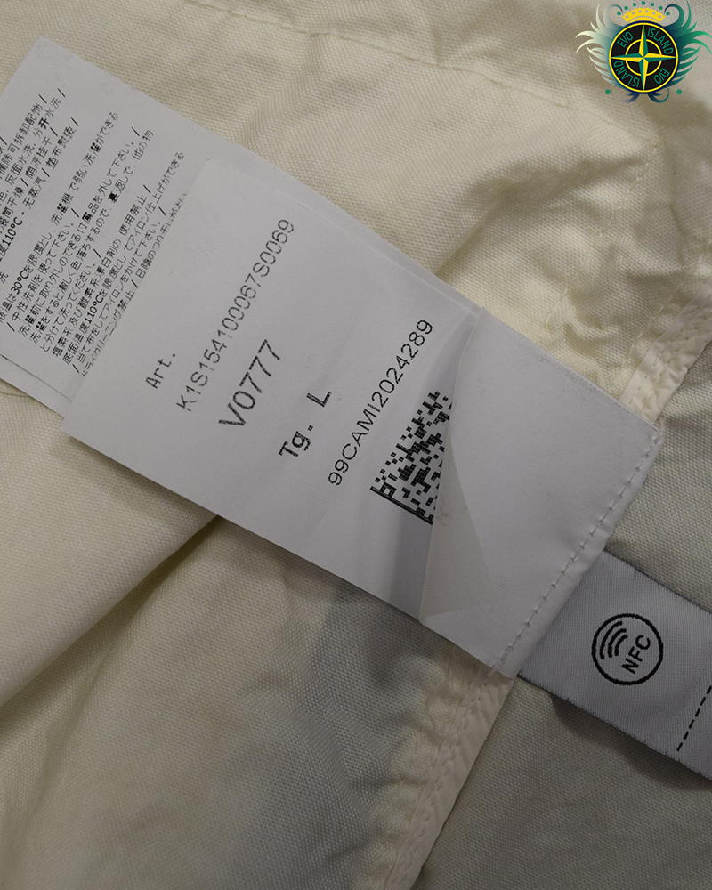 Stone Island Panama Capo Jacket Off White - L