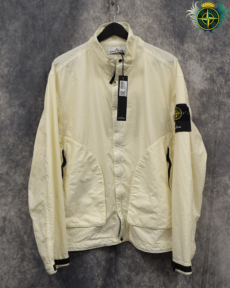 Stone Island Panama Capo Jacket Off White - L