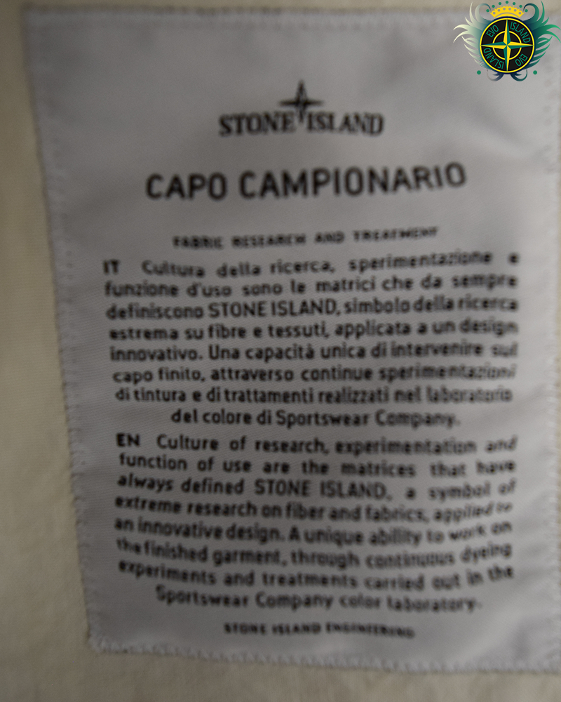 Stone Island Panama Capo Jacket Off White - L