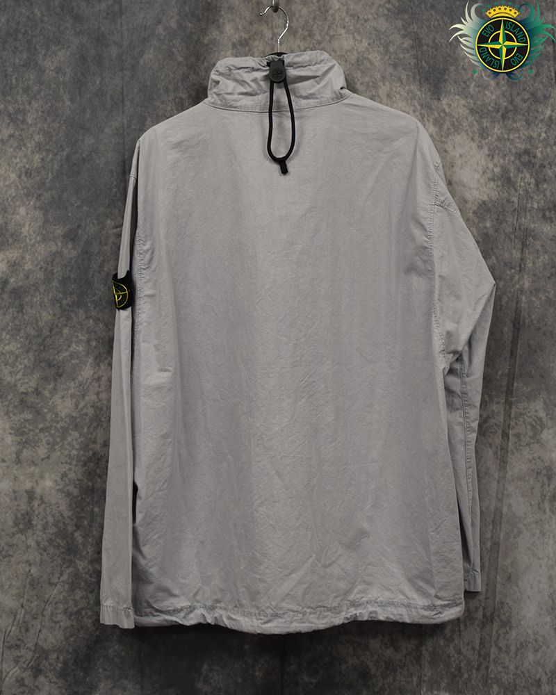 Stone Island Nylon Tela Smock Light Grey - XL