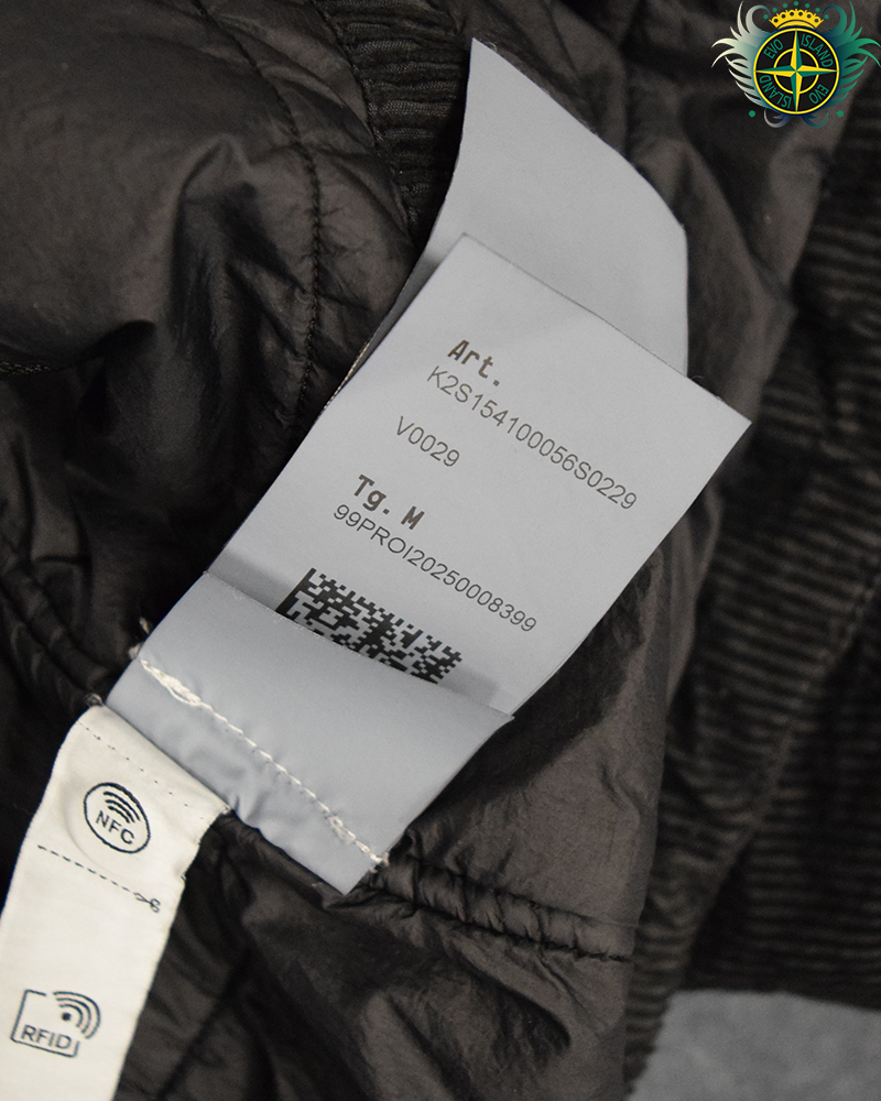 Stone Island Wrinkled Corduroy 500 Jacket Black - M