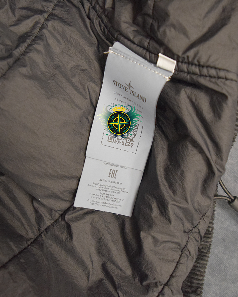Stone Island Wrinkled Corduroy 500 Jacket Black - M