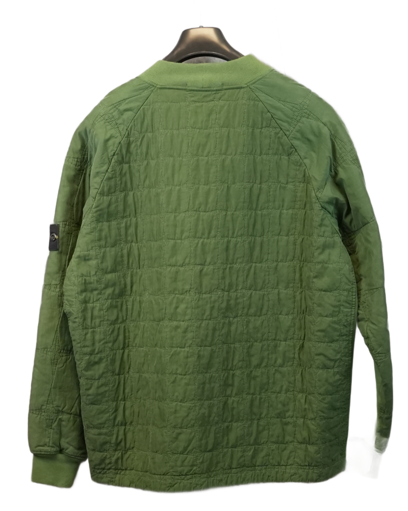 Stone island Primaloft Quilted Back Sweatshirt Green back view