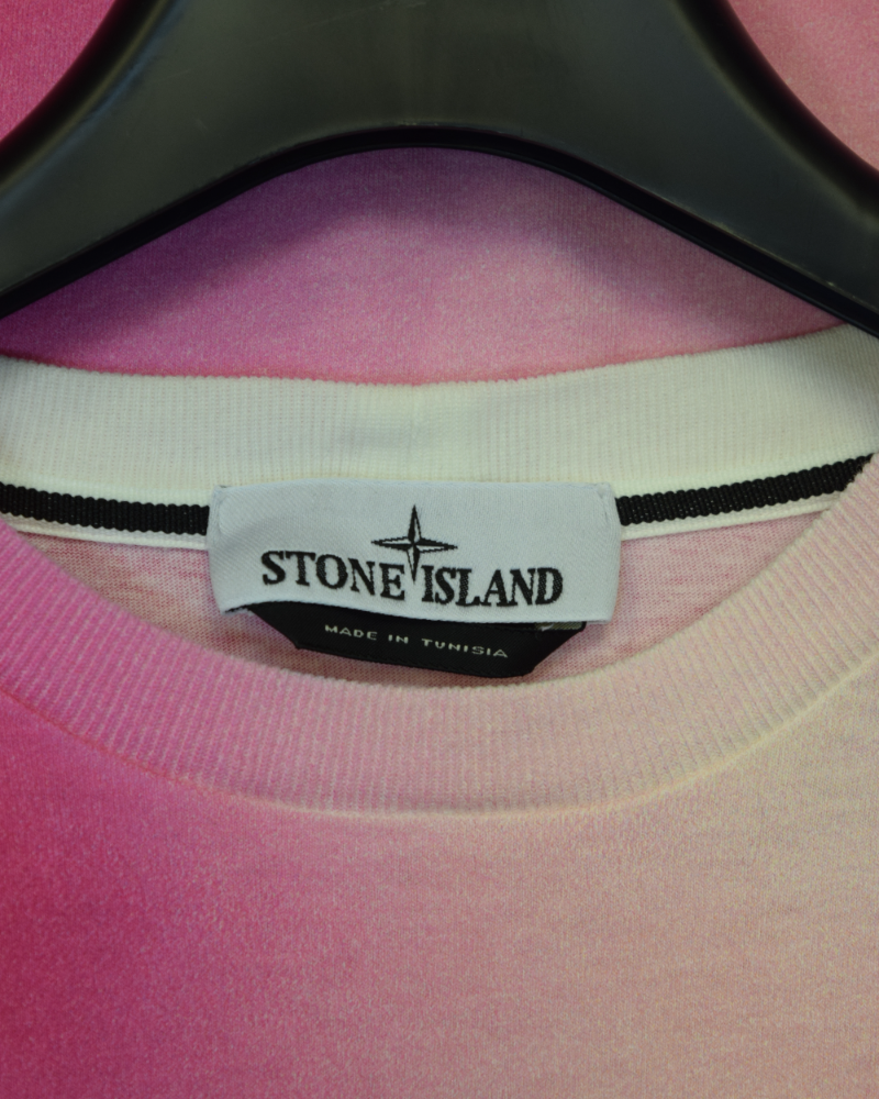Stone Island Frieze T-Shirt Pink detail view
