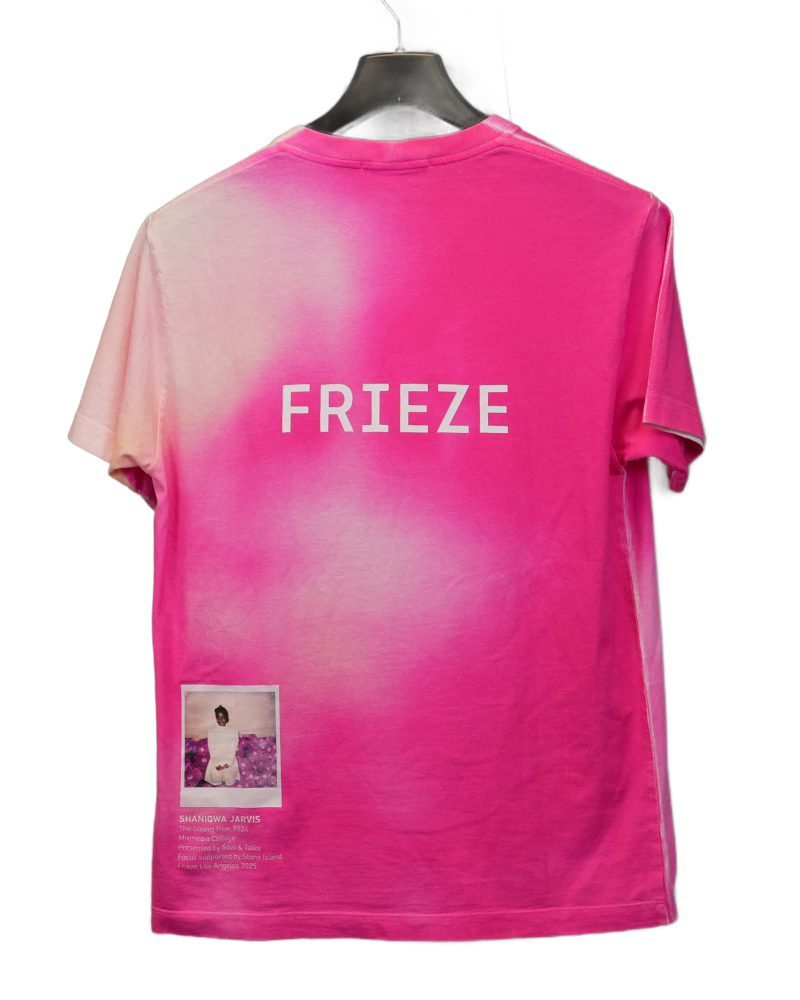 Stone Island Frieze T-Shirt Pink back view