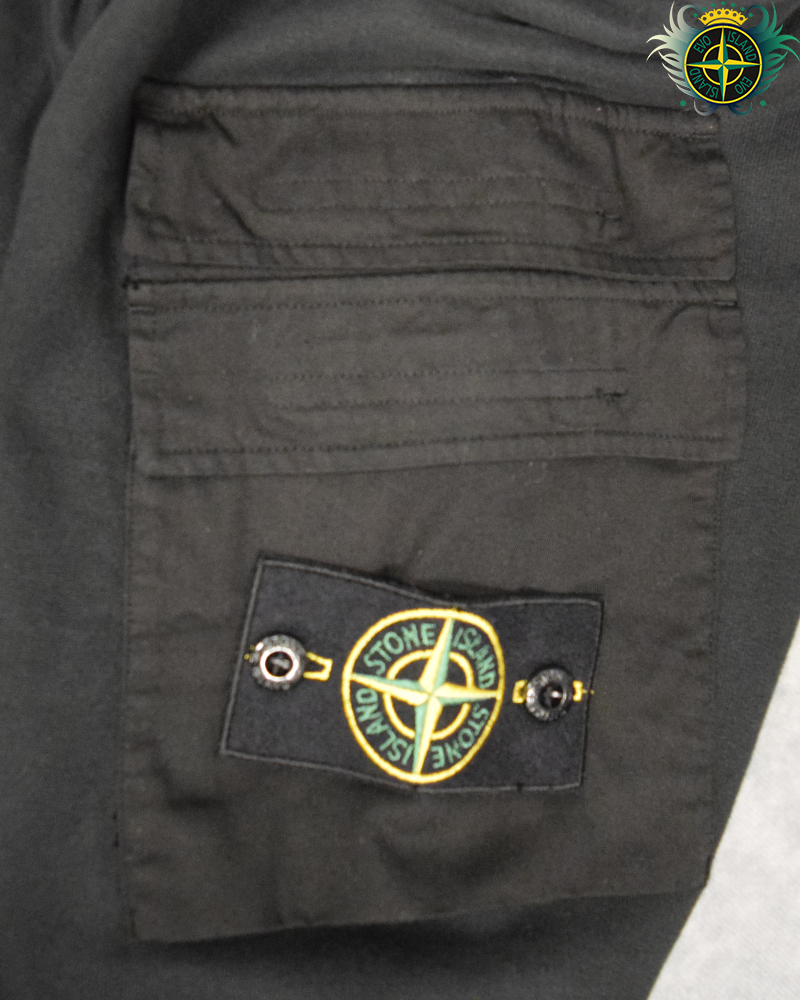 Stone Island Arm Pocket Crewneck Black - L