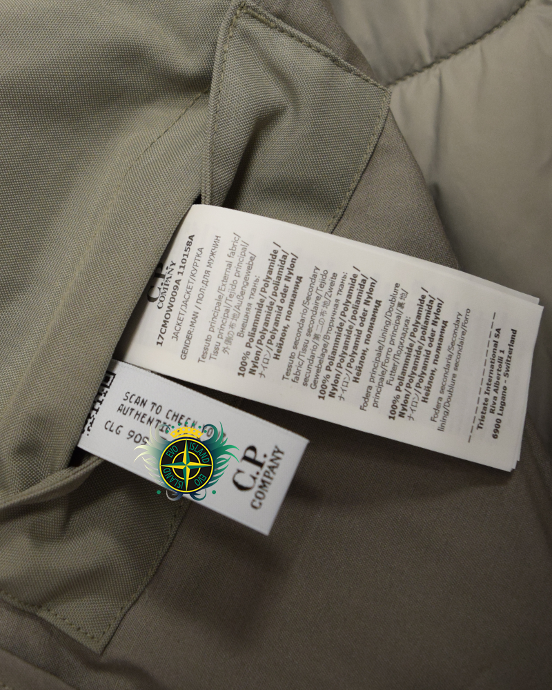 C.P Company Liner Primaloft Jacket Grey/Brown - XL