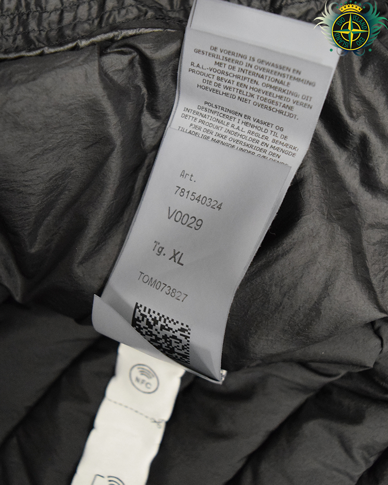 Stone Island Loom Woven Chambers R-Nylon Down-TC Jacket Black - XL