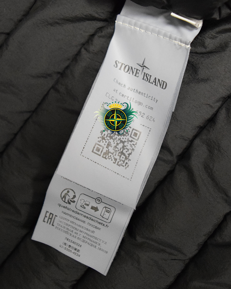 Stone Island Loom Woven Chambers R-Nylon Down-TC Jacket Black - L