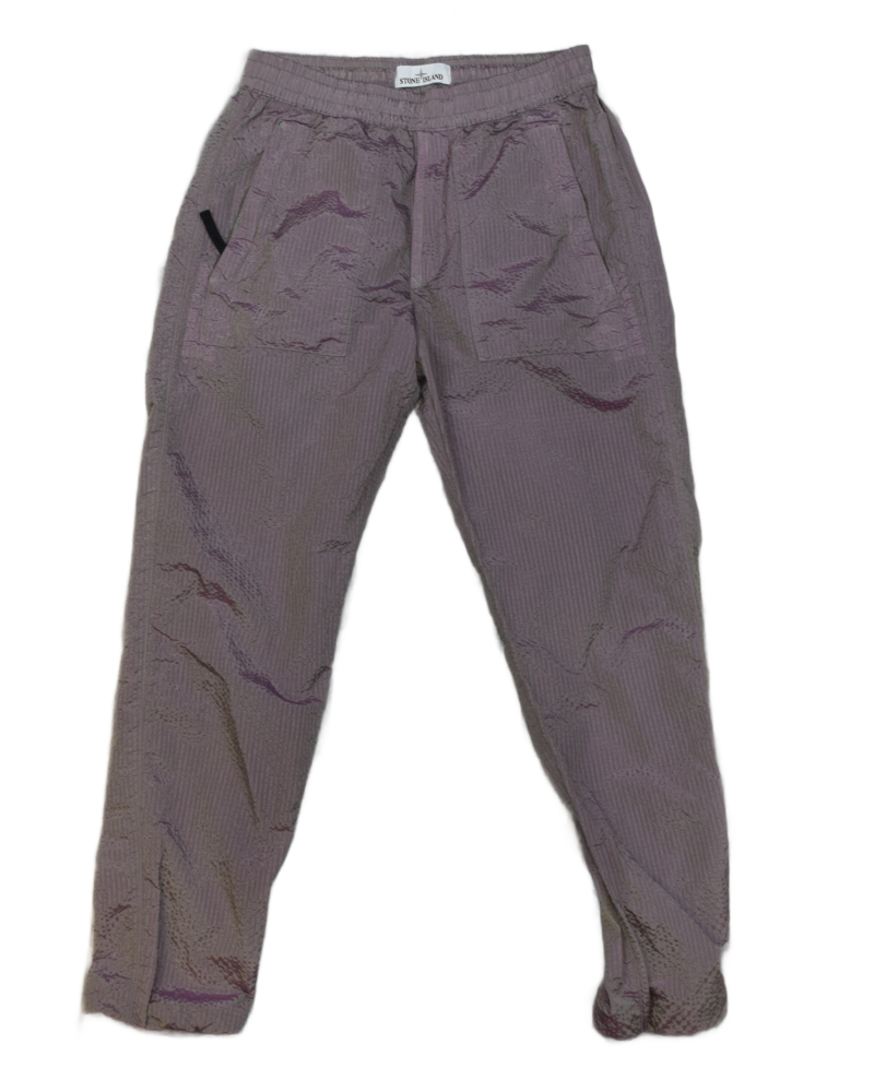 Stone island Poly Cover Frame Nylon Metal Joggers Purple front view